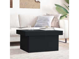 Vidaxl Mesa De Centro 80x55x40 Cm Derivados De Madeira Preto