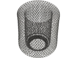 Ferro Vazado 100x120mm Para Sala De Estar, Preto