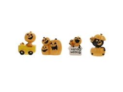 4 Unidades de Decoração de Micro Paisagem para Decorações de Halloween ALLINLESS