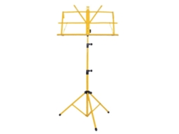 Suporte de Partitura Dobrável em Metal para Peças e Acessórios de Guitarra AQUAFORGE (amarelo)