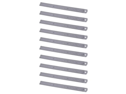 Régua De Aço Inoxidável 10x Com Função Métrica, 30 Cm (12 Polegadas)