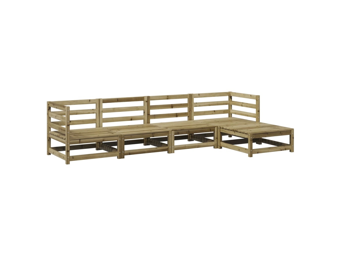 Garden Sofa Set, Garden Sofa Sets Vidaxl Marrom Madeira De Pinho Impregnada (n/a)