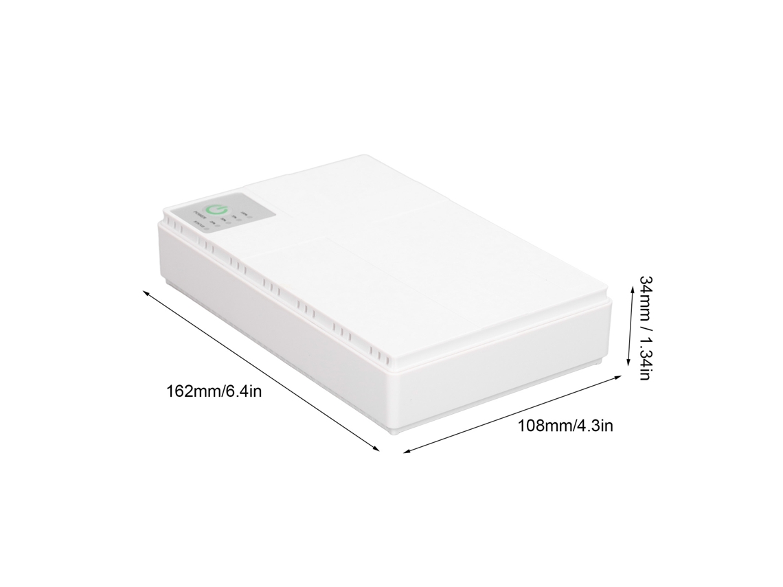 Mini Ups Com Bateria De 8800mah: Saídas 5v-24v Poe, Backup De Energia Para Câmeras E Roteadores (plug Us)