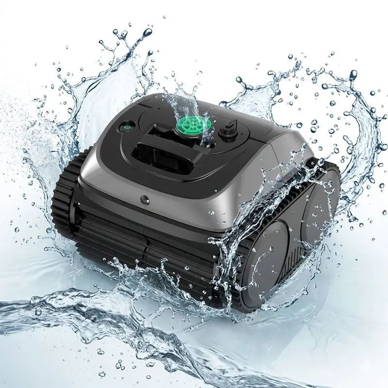 Aspirador De Piscina Robótico Wybot C1 Sem Fios Sucção Potente 2642 Gph Limpeza Total (fundo/paredes/linha De Água) 150min App Bluetooth
