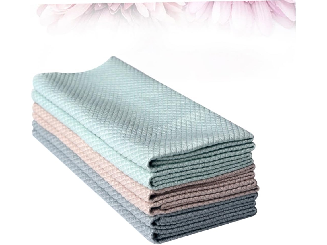 Conjunto De 6 Panos Limpeza Para Vidros, Pano Cozinha, Toalha Absorvente, Cor Aleatória. Vayotoy