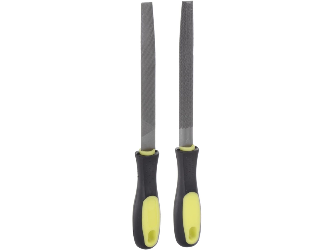 Conjunto de 2 Limas meia cana de 6 polegadas, Aço Carbono Temperado, com cabo CHABERLU