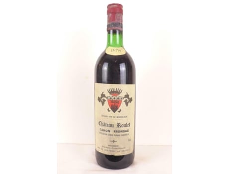 Vinho Tinto CHÂTEAU ROULET 1978 (75 cl - 1 unidade)