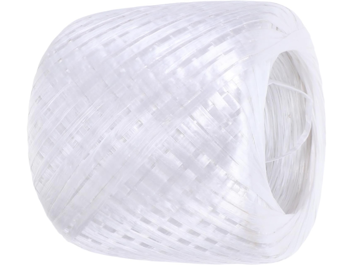 Corda De Embalagem Plástico Resistente E Fácil Amarrar, Feita De Plástico Branco, Adequada Para Logística, Mudanças E