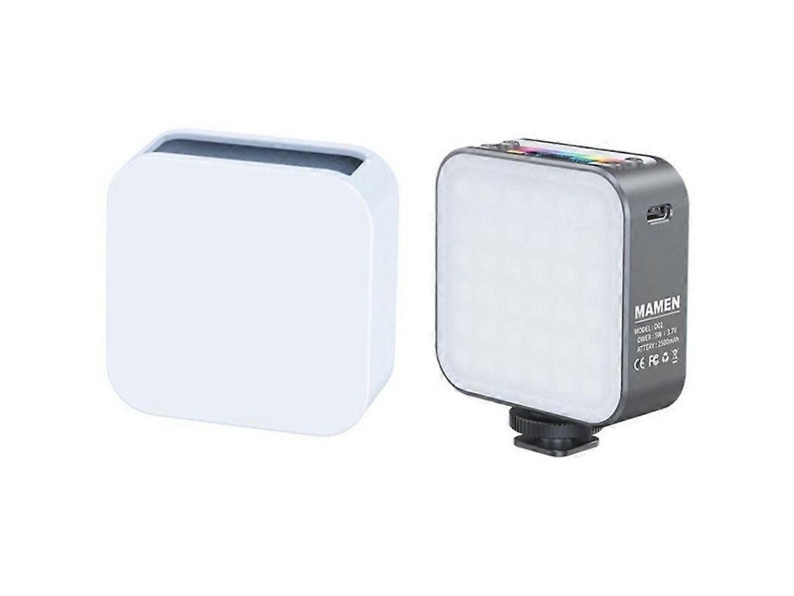 Mini Luz De Preenchimento Rgb Portátil Para Câmera De Celular D01