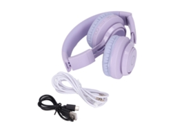 Fones Bluetooth 5.0 Infantil LAXISCREED com Luz Rgb