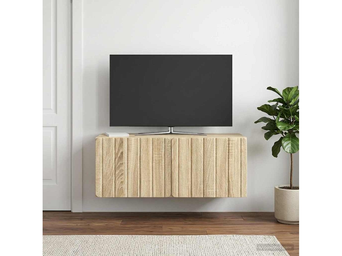 Vidaxl Gabinete De Tv De Parede 78,5 X 31 X 30 Cm Carvalho Sonoma