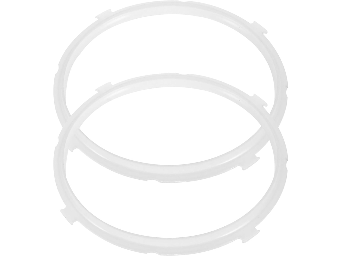 Silicone Anel De Vedação De Cor Claro 2 Peças