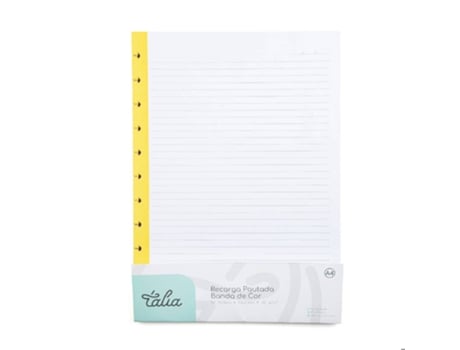 Recarga Papel A4 Pautado Para Caderno Smart
