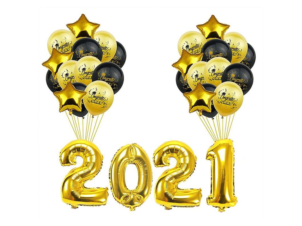 Conjunto De Balões De Formatura 30pcs Allinless