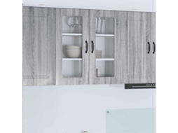 Vidaxl Painel De Lava-louça Kalmar Cinza Sonoma 80 X 31 X 80 Cm