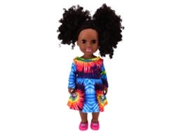 Boneca Reborn Menina Africana De Vinil Macio 35cm Boneca Bebê Negra Lifelike