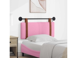Vidaxl Cabeceira Suspensa com Luz Led Rosa Pu Antigo