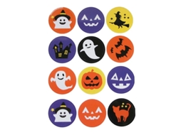12Pcs Adesivo de Halloween ALLINLESS