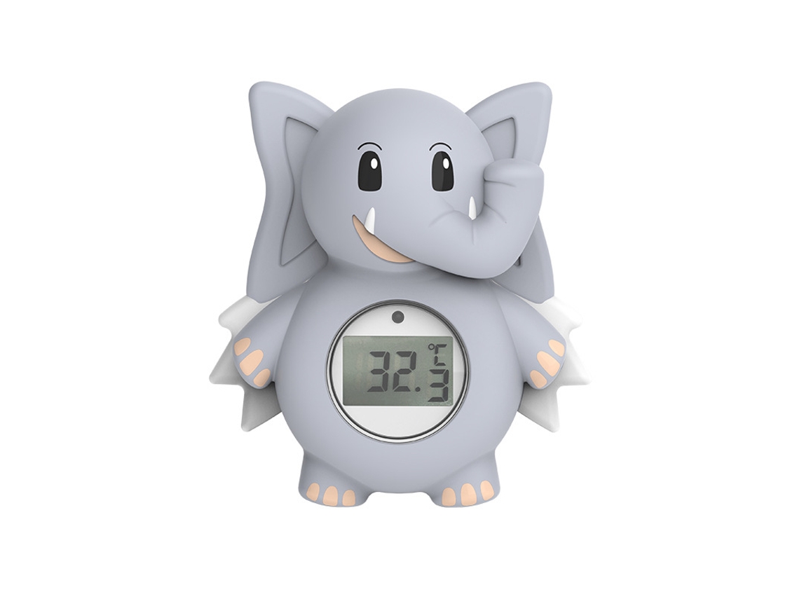 Termômetro Digital em Formato de Elefante Termômetro de Água para Banho de Bebê Lcd Cinza XIAOMOYU