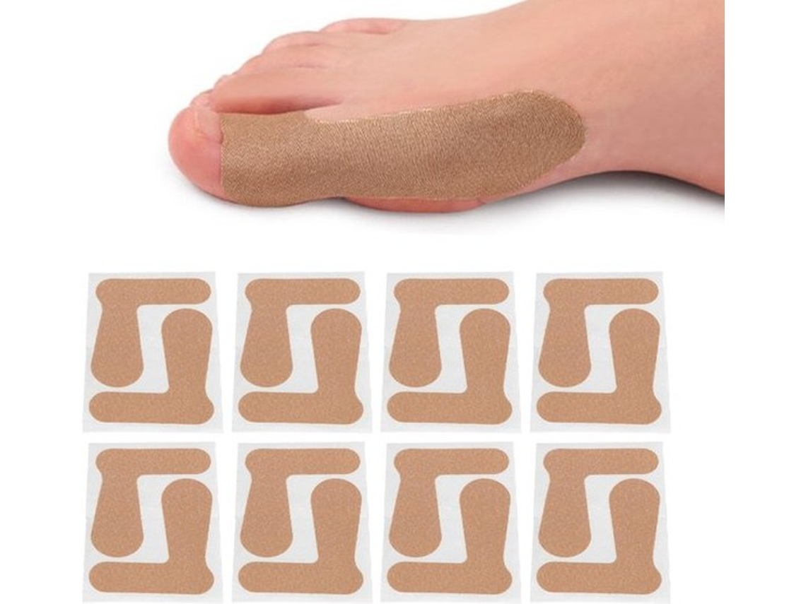 40 Unidades De Adesivo Para Dedos - Autocolante - Amigável Com A Pele - Protetor - Reduzir Fricção - Melhorar O Halux Valgus - Fitas De Tecido Para De
