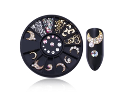 Acessórios Para Unhas Decoradas Com Strass, Cristais E Aplicações De Strass.