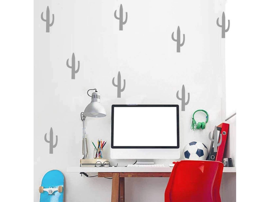 Autocolantes De Parede Cactus Em Pvc Da Laxiscreed Para Decorar Facilmente O Seu Espaço