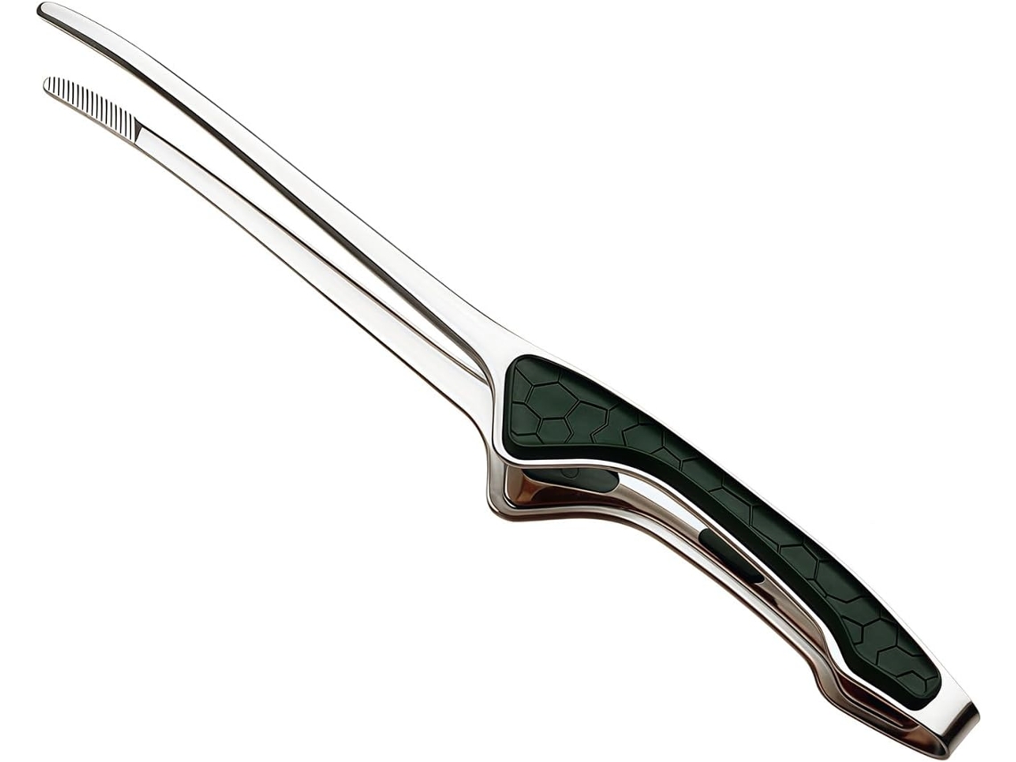 Pinças De Aço Inoxidável Antiderrapantes Com Cabo Confortável, Perfeitas Para Churrasco E Culinária, Utensílios De
