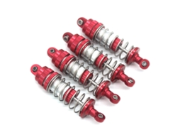 Conjunto 4 Amortecedores Óleo Peças Metálicas Aprimoradas Compatível Mnrc Mn128 Mn86s G500 1/12 Carros Rc Peças Reposição MDUG