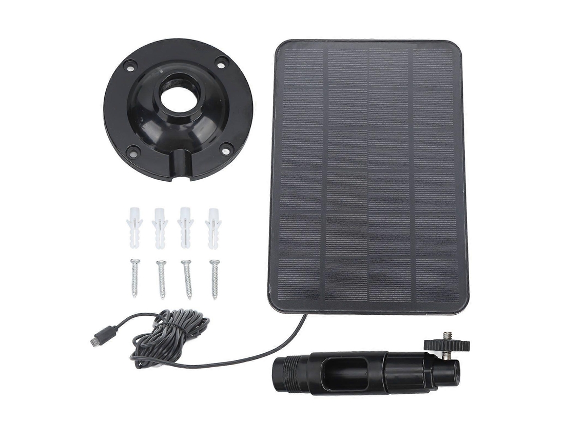 Carregador Solar Para Câmera, 10w 5v Micro Usb Preto Carregador Solar Para Câmera De Segurança, Celular, Banco De Energia Ymhc Olysi Shop