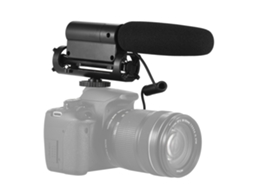 Micrófono Condensador Cardioide Para Grabación Y Entrevistas Con Conector 3.5mm Para Cámaras Canon Nikon Sony Dslr Ildc