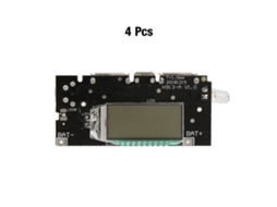 Módulo de Carga e Proteção de Bateria Dual Usb 5v 1a 2.1a com Tela 58*27*15mm | S/MARCA