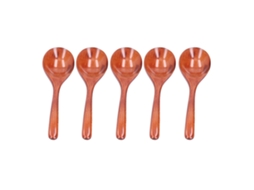 Colheres de Madeira LAXISCREED Longas para Cozinha 5pcs