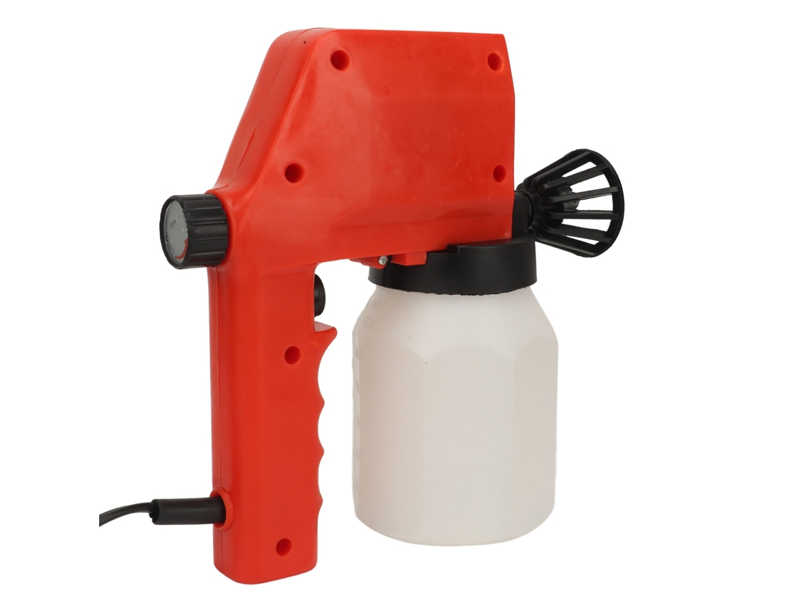 Pistola De Pintura Eléctrica Portátil 600ml Com Névoa Uniforme Ferramenta De Pintura Multifuncional