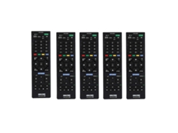 5 Controles Remotos Universais Rm-ed054 Para Tvs Lcd Sony Kdl-32r420a, Kdl-40r470a E Kdl-46r470a
