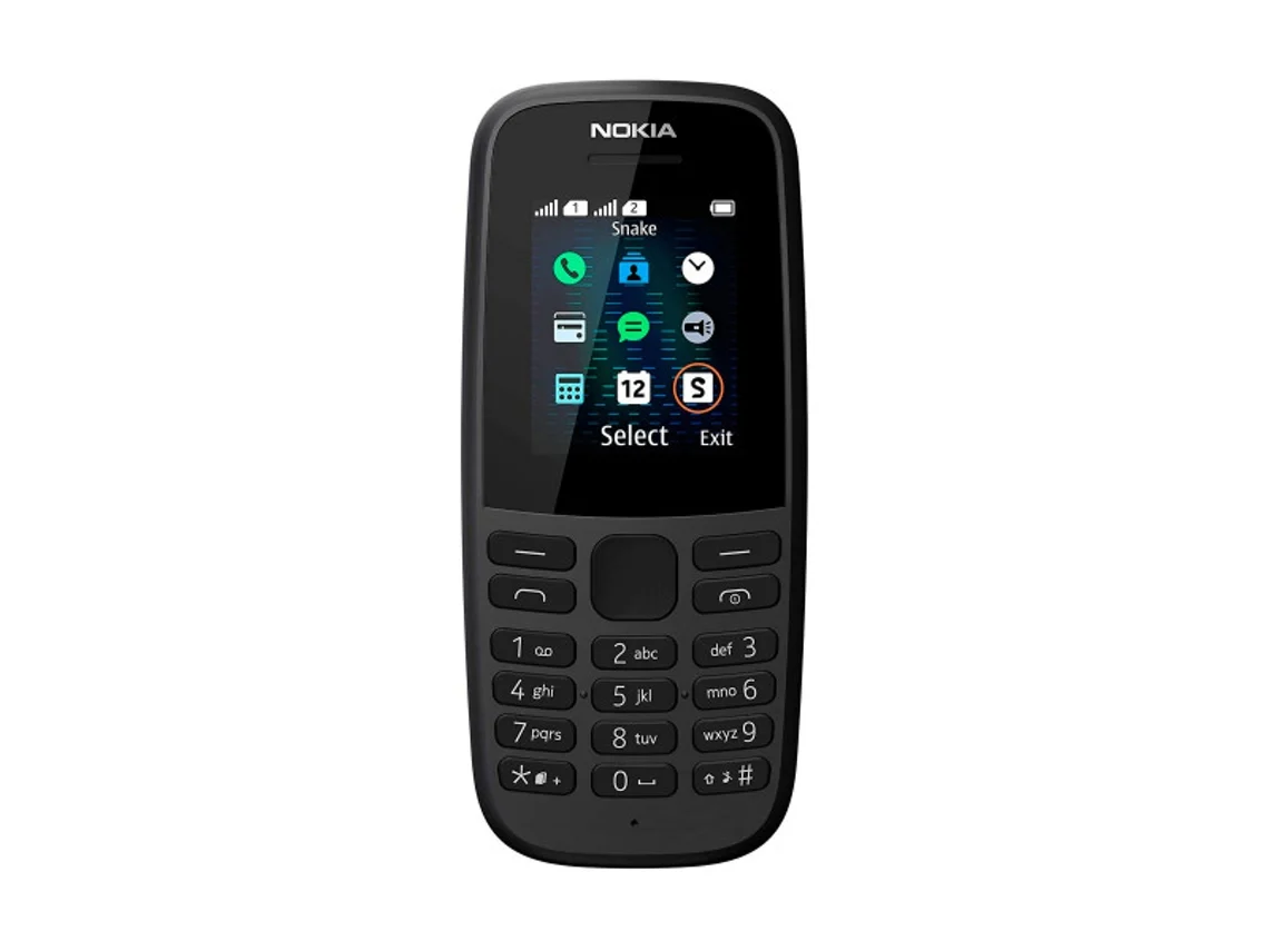 Telemóvel NOKIA 105 2019 (1.77'' - 3G - Preto)