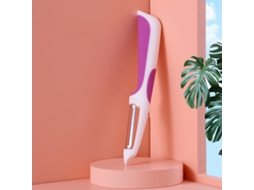 Cortador, Fatiador E Ralador De Aço Inoxidável Para Cozinha, Descascador De Vegetais Roxo SUNNY SPACES