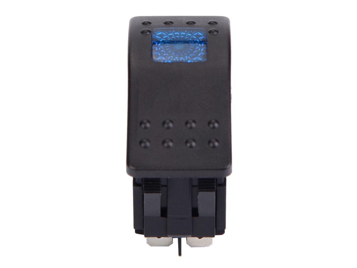Laxiscreed Interruptores De 12v Dc Com Led Azul, 4 Pinos, Perfeitos Para Barcos E Autocaravanas