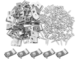 Kit De 50 Insertos Roscados Para Madeira, Porcas Metálicas E Fixadores De Móveis, Com 2 Chaves E 1 Broca. Conectores De