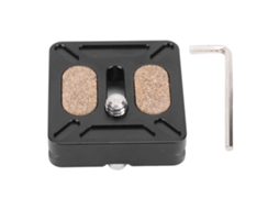 Camera Quick Release Plate With 1/4in Screw Aluminum Alloy Secure Grip For Dslr Mirrorless Action Camera LAXISCREED