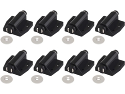 Conjunto De 4 8 Peças Fechos Magnéticos Simples Armários, Com Fechamento Invisível, Móveis Domésticos, Guarda