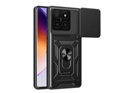Capa De Celular Híbrida Tpu Com Design De Capa Para Câmera Deslizante