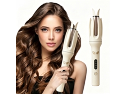 Modelador de Cabelo Automático com Íons Negativos 28mm, Amarelo GERTIZ (150 To 210℃)