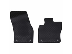 Vidaxl Tapete De Carro 2 Unid. Adequado Para Vw Caddy 2020- Borracha