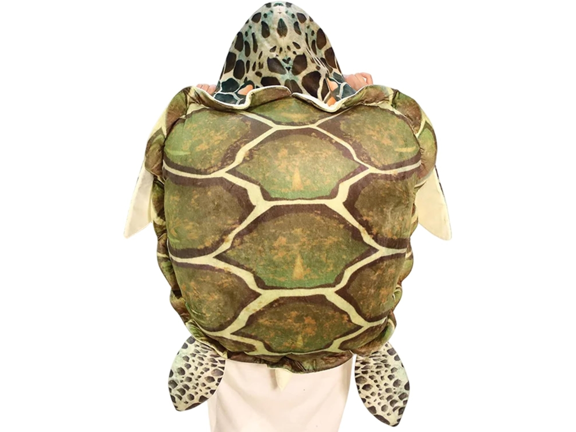 Almofada Gigante De Tartaruga Para Vestir, 60 Cm – Fantasia Marinha