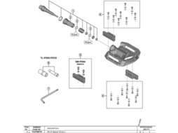 Pedais SHIMANO Pd-gr500 9 Unidades