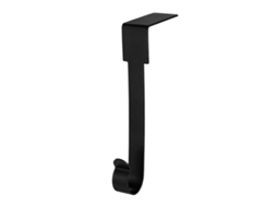 Laxiscreed Meias Pretas Longas De Natal Com Ganchos De Ferro, 14cm Para Decoração Festiva