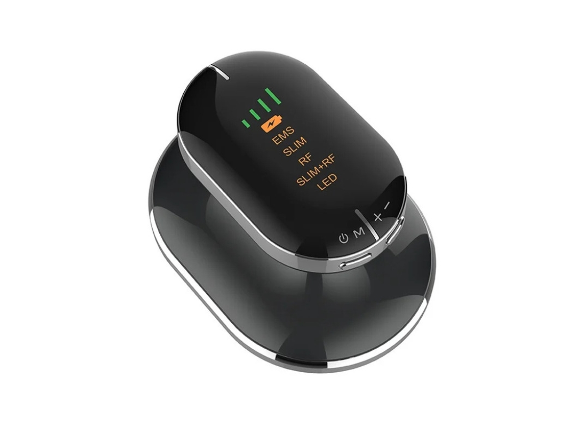 Dispositivo Anti Flacidez Ems E Radiofrequência Massageador Led Para Cuidados Com A Pele Para Rosto E Corpo Blcak Bestvite