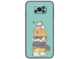 Capa De Silicone Tpu Para Xiaomi Poco X3 Nfc Gato Panoona