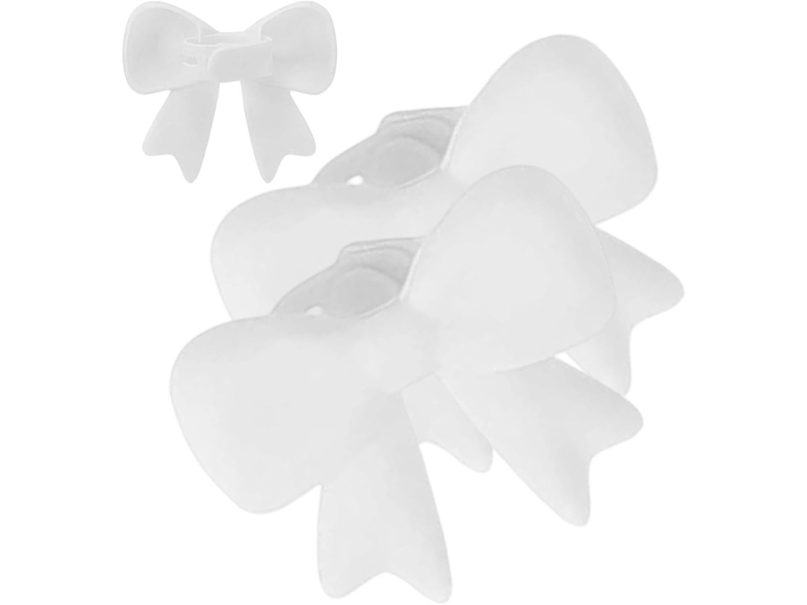 Laços Fofos Para Fones De Ouvido Feitos Silicone Macio Clipe Áudio 6, 3cm Ajuste Flexível Acessório Estilo Kawaii