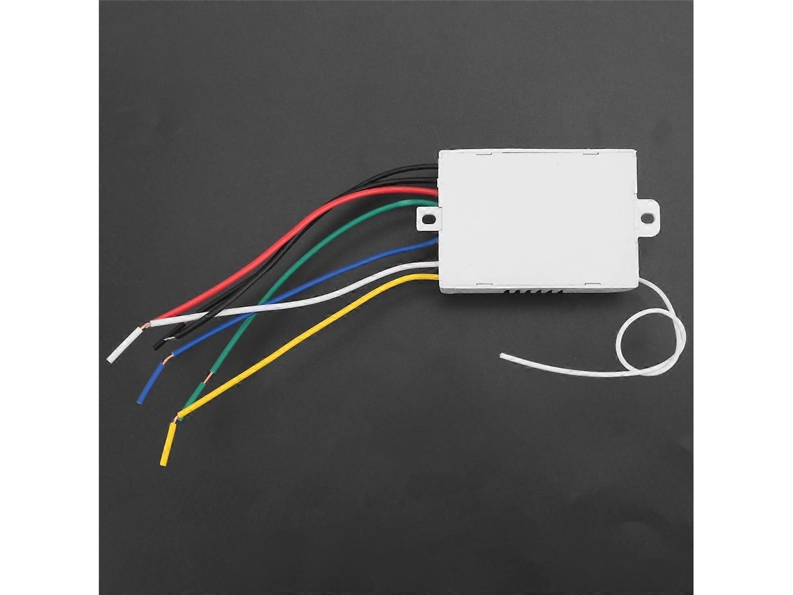 Interruptor Remoto Digital Sem Fio De 4 Vias Para Lâmpada, Liga/desliga, 220v, Branco /cinza
